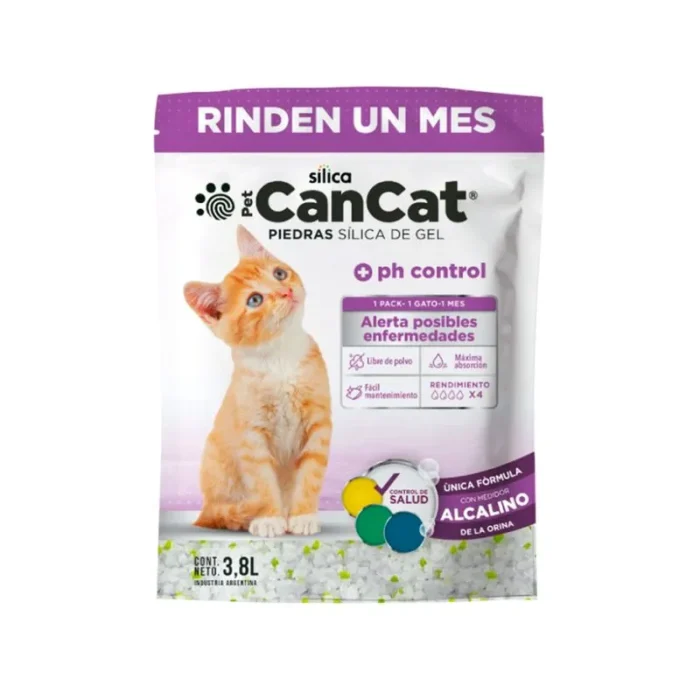 Piedras Sanitarias Silica PH Control 3.8 Lts Can Cat Piedras Sanitarias Silica PH Control 3.8 Lts Can Cat