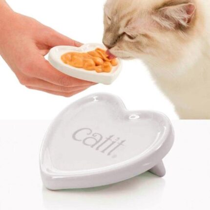 PLATO CATIT CREAMY CERAMICA CORAZON