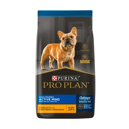 Alimento Pro plan active mind 7+ para perro raza pequeña
