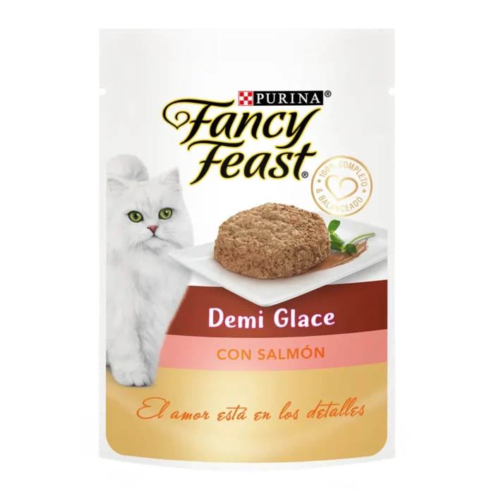 Alimento Fancy feast pouch demi glace salmon Alimento Fancy feast pouch demi glace salmon