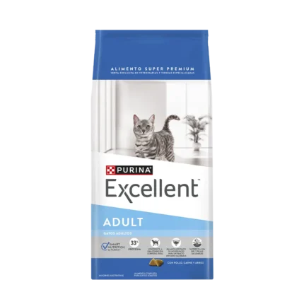 Alimento Excellent de pollo y arroz para gato adulto