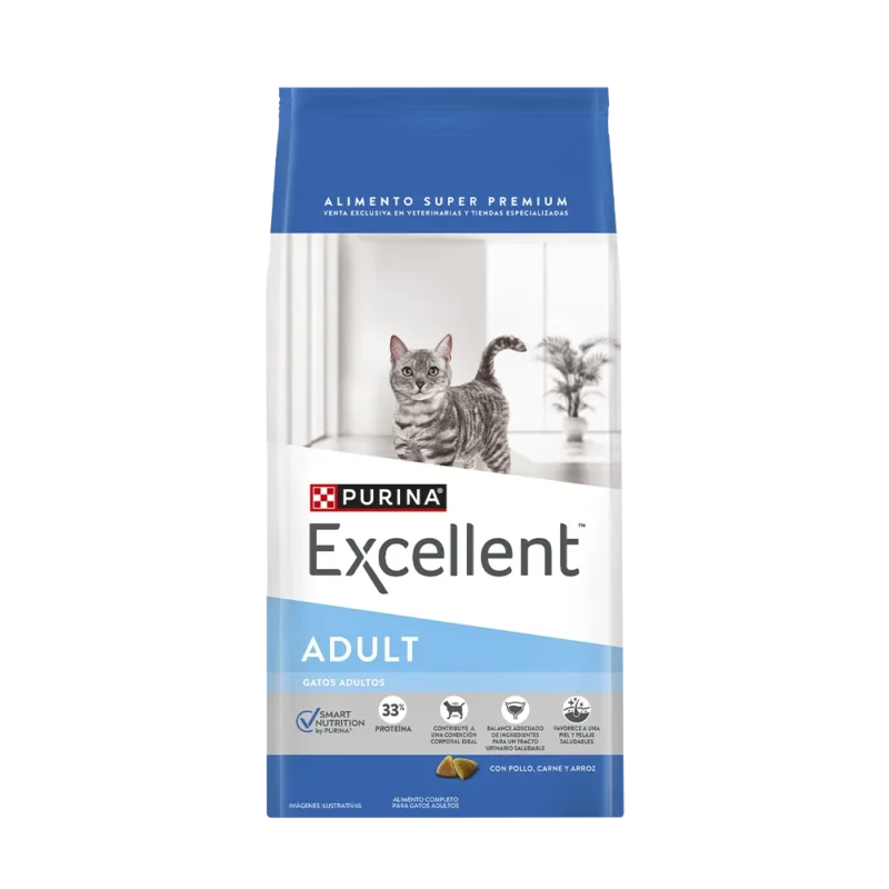 Alimento Excellent de pollo y arroz para gato adulto