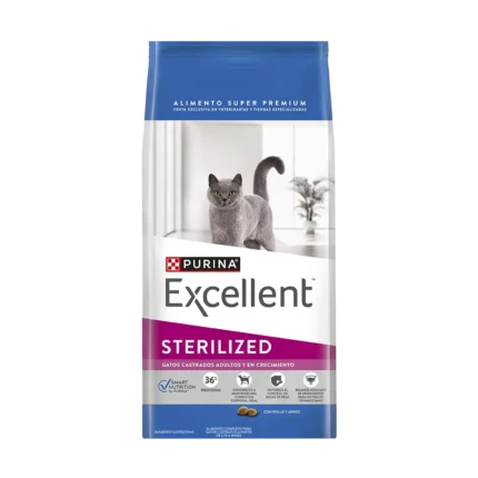 Alimento Excellent de pollo y arroz para gato castrado