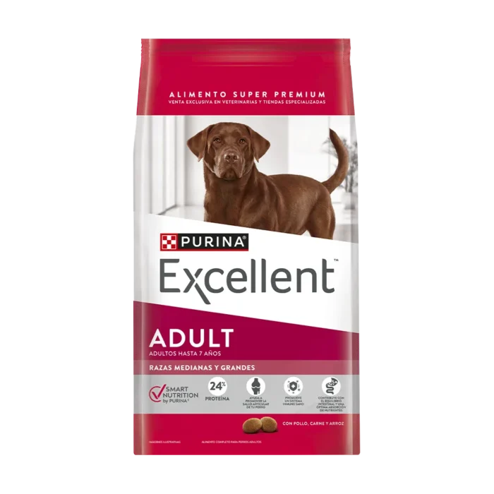 Alimento Excellent para perro adulto raza mediana y grande