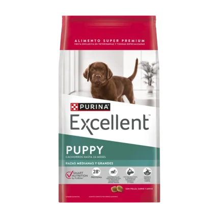 Alimento Excellent para perro cachorro raza mediana y grande