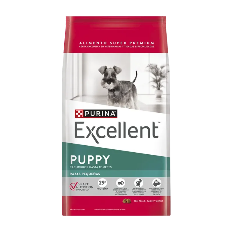 Alimento Excellent para perro cachorro raza pequeña
