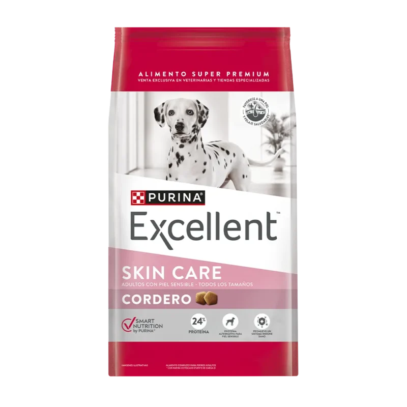 Alimento Excellent Skin Care de cordero para perro adulto