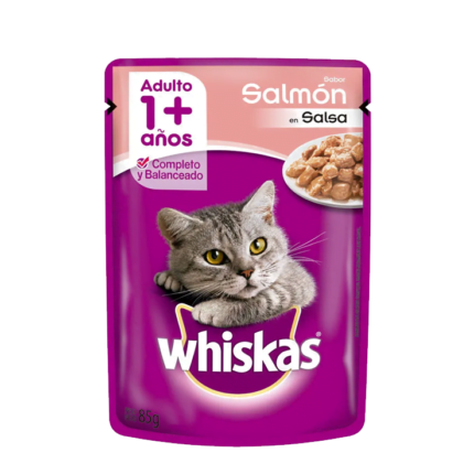 Alimento Whiskas para gato pouch Salmon