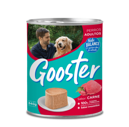 Alimento Gooster para perro en lata adulto sabor carne
