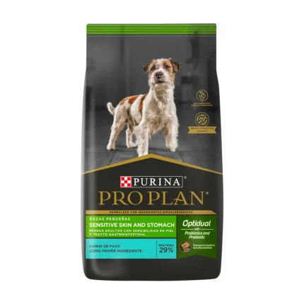 Alimento Pro plan  sensitive skin and stomach para perro de raza pequeña