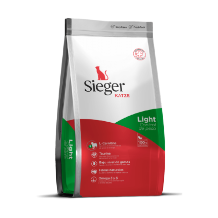 Alimento Sieger katze light para gato