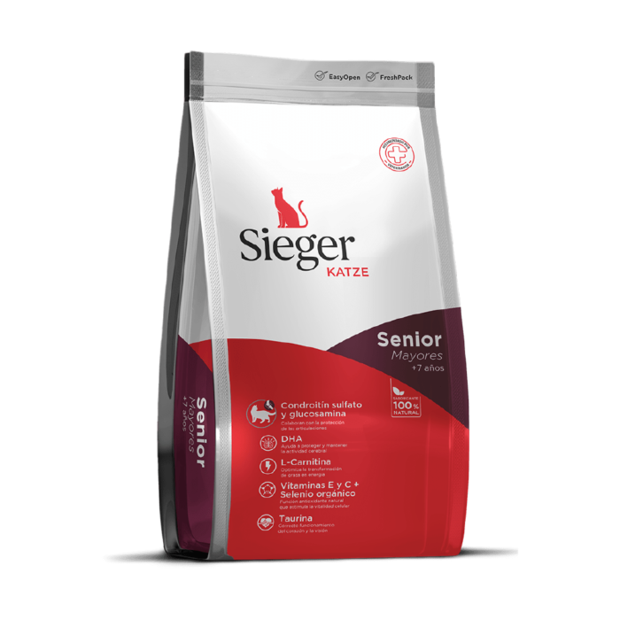 Alimento Sieger katze senior para gato Alimento Sieger katze senior para gato