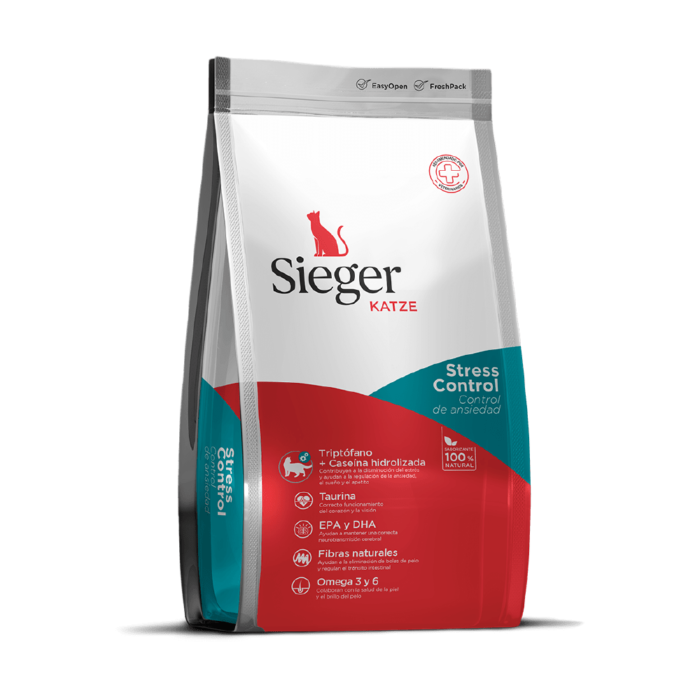 Alimento Sieger  katze stress control para gatos