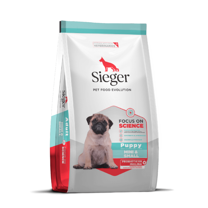 Alimento Sieger para perro cachorro mordida pequeña