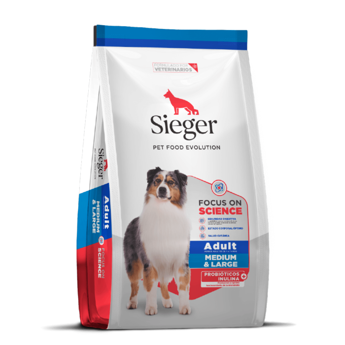 Alimento Sieger para perro adulto