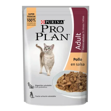 Alimento Pro plan pouch gato adulto pollo