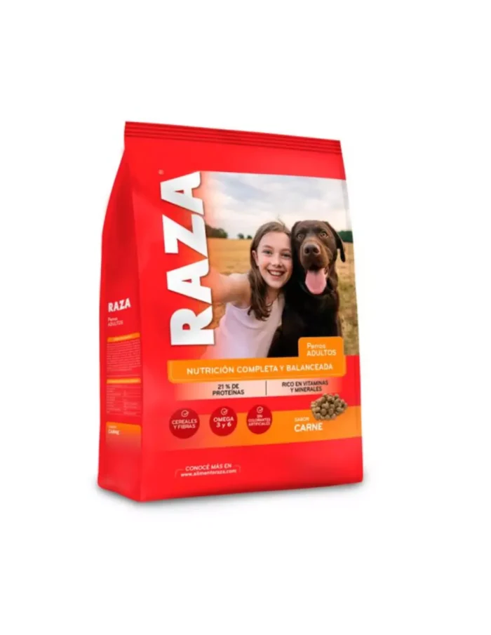 Alimento Raza carne para perro adulto