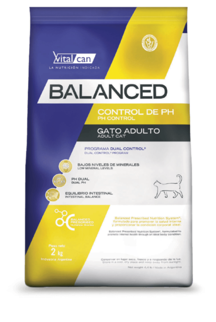 Alimento Balanced para gato adulto control de ph