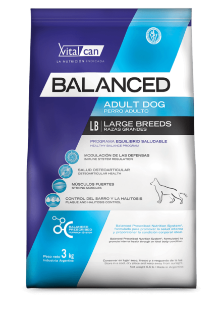 Alimento Balanced para perro adulto raza grande