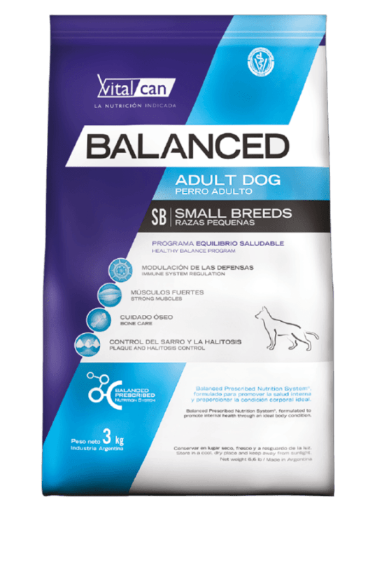 Alimento Balanced para perro adulto raza pequeña