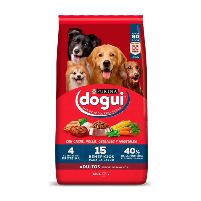 Alimento Dogui para perro adulto sabor carne cereales y arroz