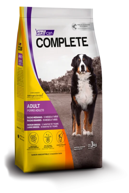 Alimento Complete para perro adulto raza mediana y grande