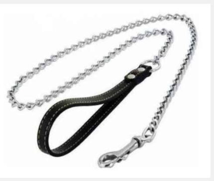 CADENA CON MANGO DE CUERO