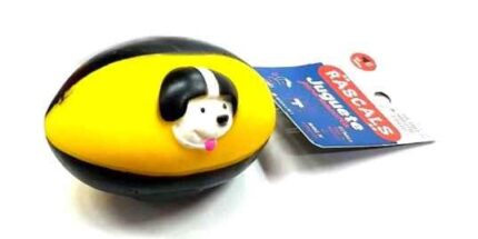 PELOTA OVALADA NEGRO/AMARILLA RASCALS