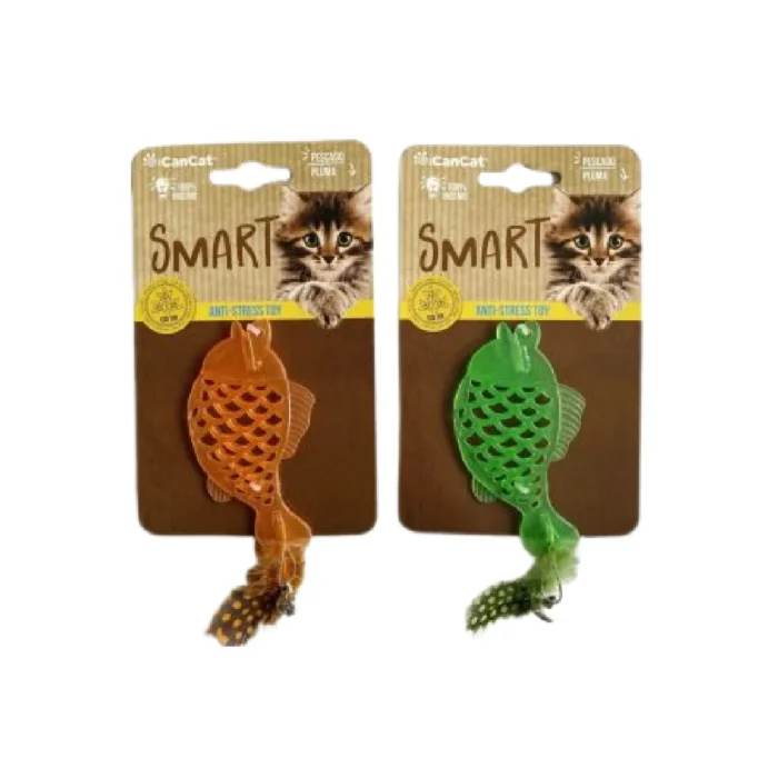 Pez con Pluma Can Cat Pez con Pluma Can Cat