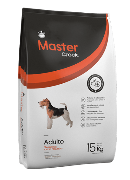 Alimento Master crock para perros adultos razas pequeñas