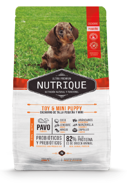 Alimento Nutrique para perro toy & mini puppy