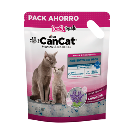 Piedras Sanitarias Silicas Pack Familiar Lavanda 7.6 lts