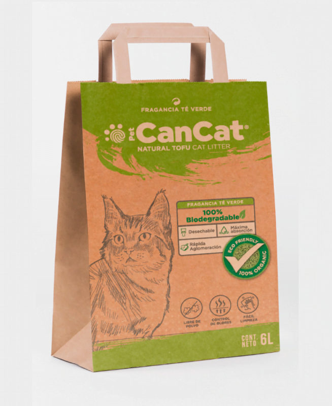 Piedras Sanitarias Tofu Te Verde 6Lts Can Cat