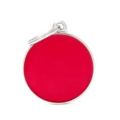 MEDALLA HANDMADE CIRCULO ROJO