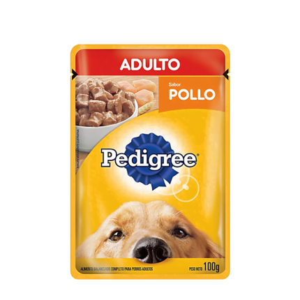 Alimento Pedigree Pouch sabor Pollo para perro Adulto