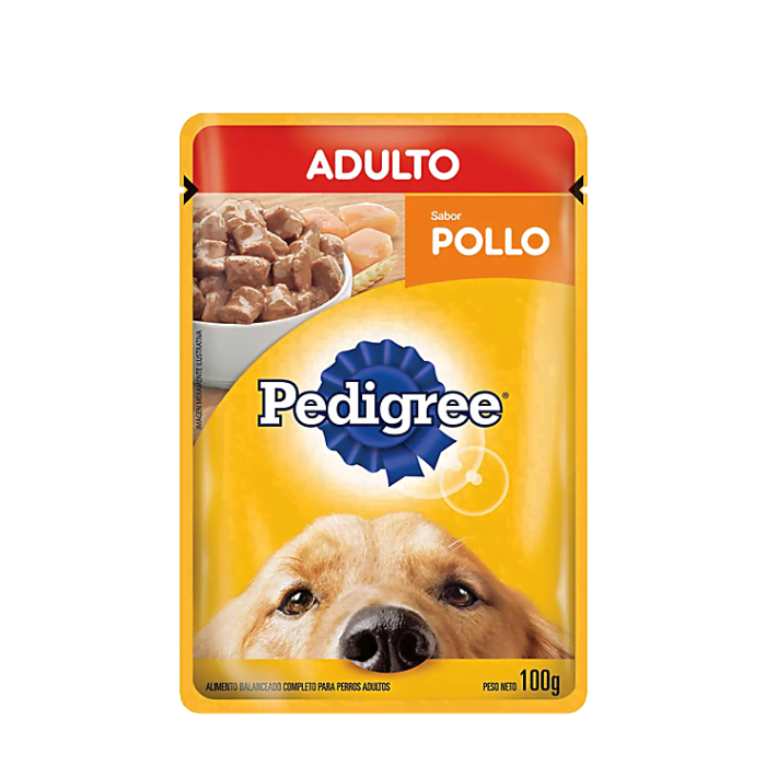 Alimento Pedigree Pouch sabor Pollo para perro Adulto