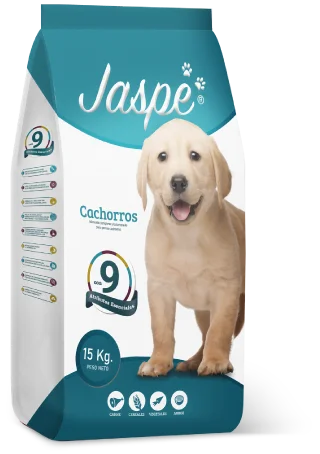 Alimento Jaspe para perro cachorro