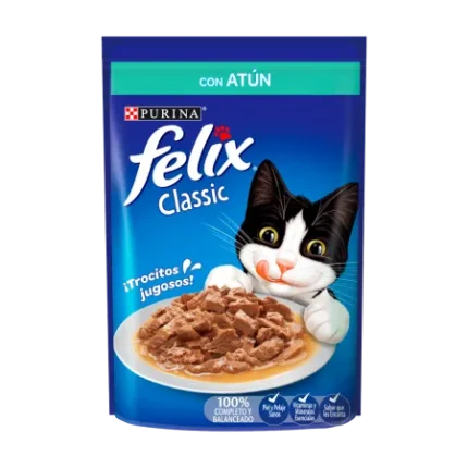 Alimento Felix classic pouch con atun