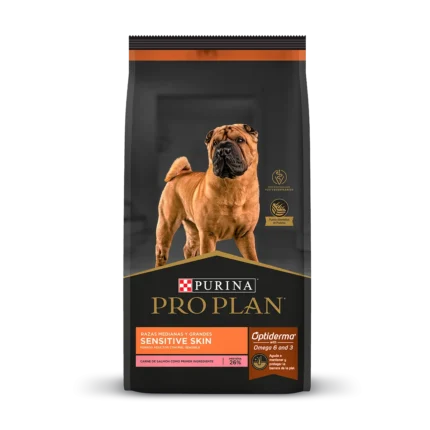Alimento Pro plan sensitive skin para perro de raza mediana y grande