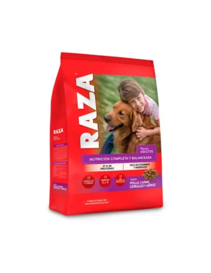 Alimento Raza pollo, cereales y arroz para perro adulto