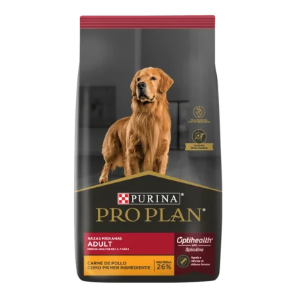 Alimento Pro plan para perro adulto raza mediana