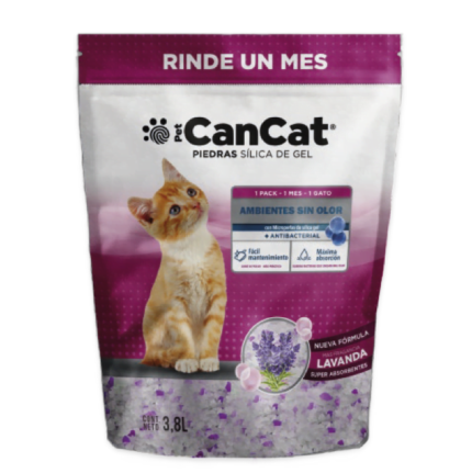 Piedras Sanitarias Silica gel lavanda 3.8 lts