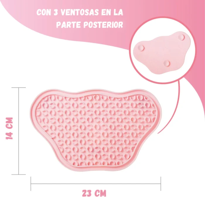 Alfombra para lamer Paw Lick pad easy rosa
