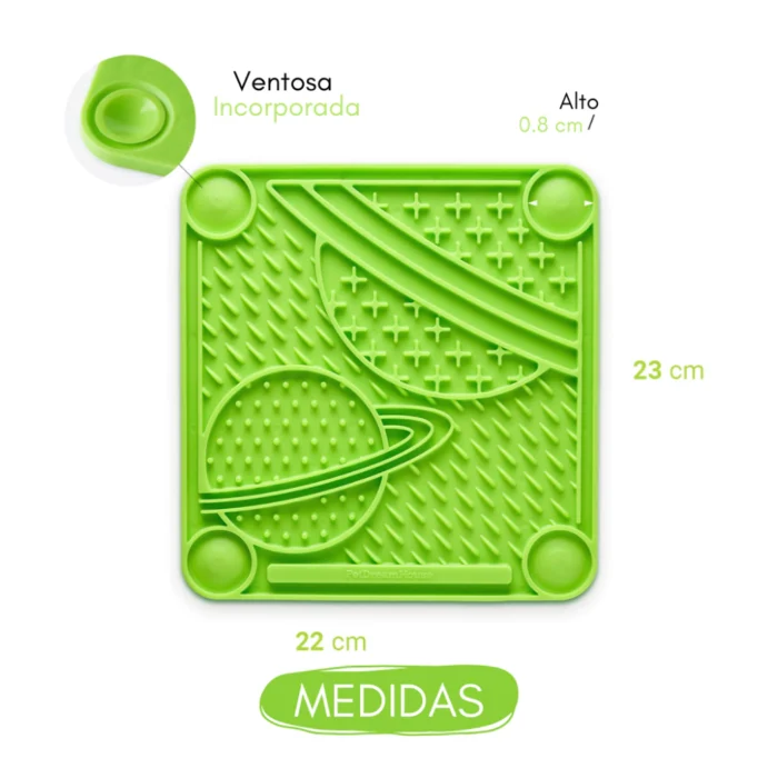 Alfombra para lamer Paw Planet Lick mat verde