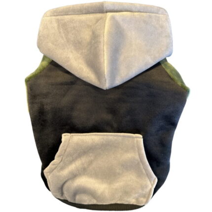Buzo Kiki plush negro con piel