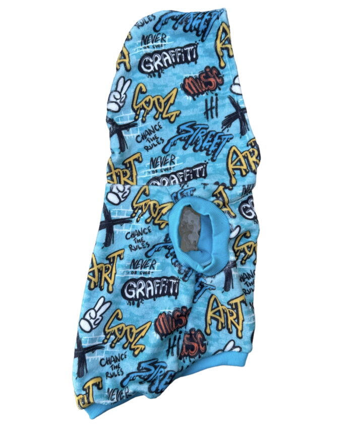 Chaleco Comic Can celeste