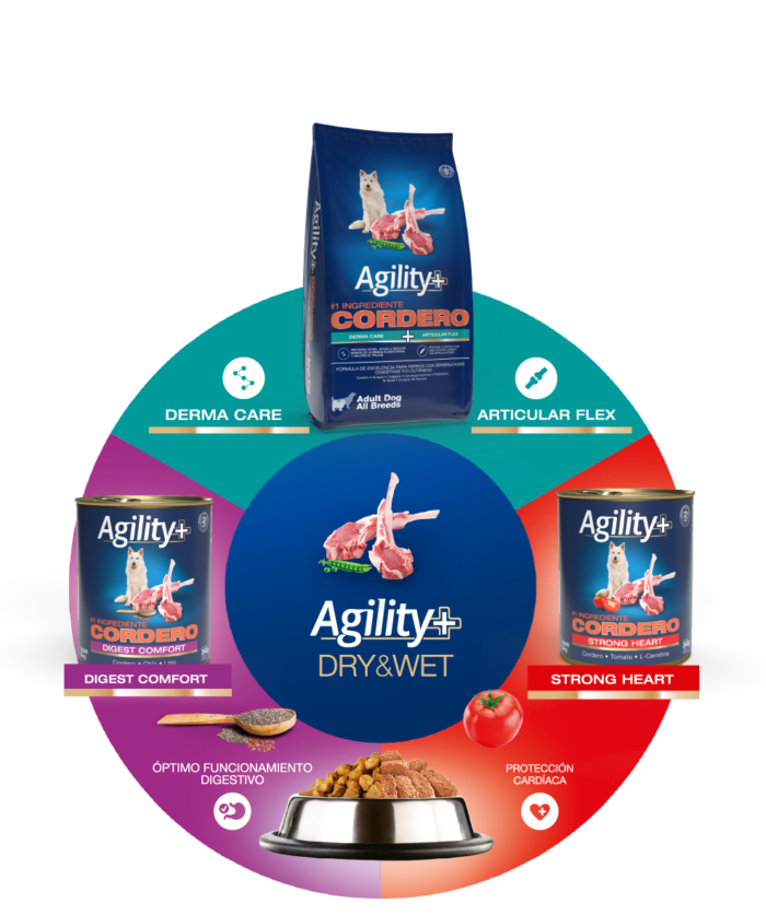 Alimento Agility All Breed cordero para perros adultos