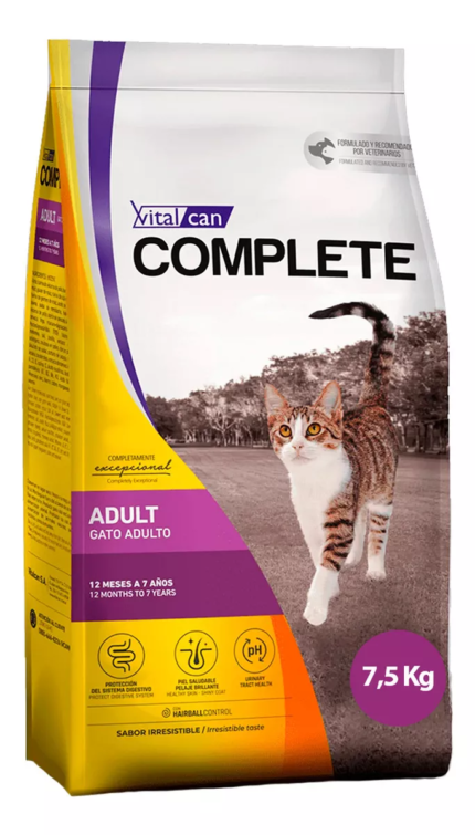 ALIMENTO COMPLETE GATO ADULTO DE 7.5KG